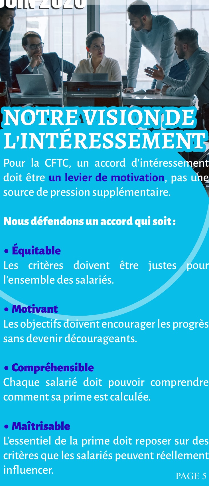 Page 5 - Notre vision de l'intéressement